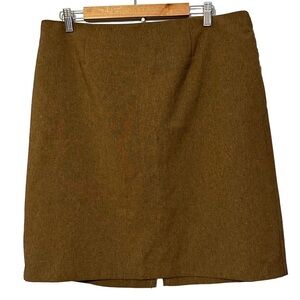 Fashion Bug Vintage Made in USA Brown What‎ Suits Me Skirt NWT Size 16